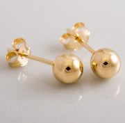 Pallokorvakorut ø 4mm, 14k kulta, kotimaiset